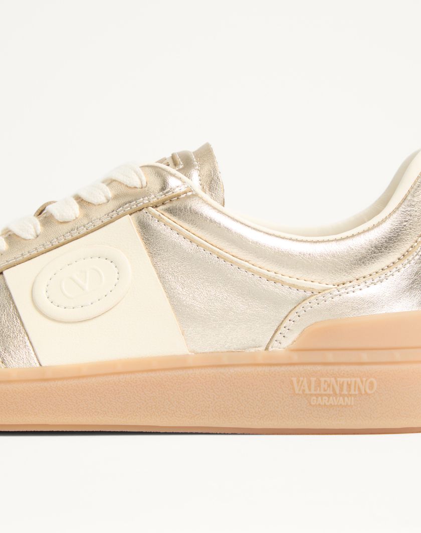 UPVILLAGE TRAINER IN LAMINATED CALFSKIN WITH NAPPA CALFSKIN LEATHER BAND - Image 8